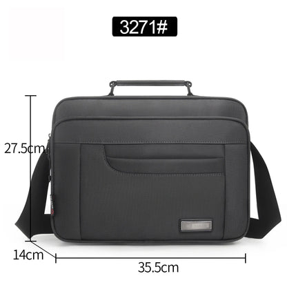Shoulder Bag Men Handbags Messenger Small Business Briefcase Large Capacity Multifunction Fashion Casual Waterproof