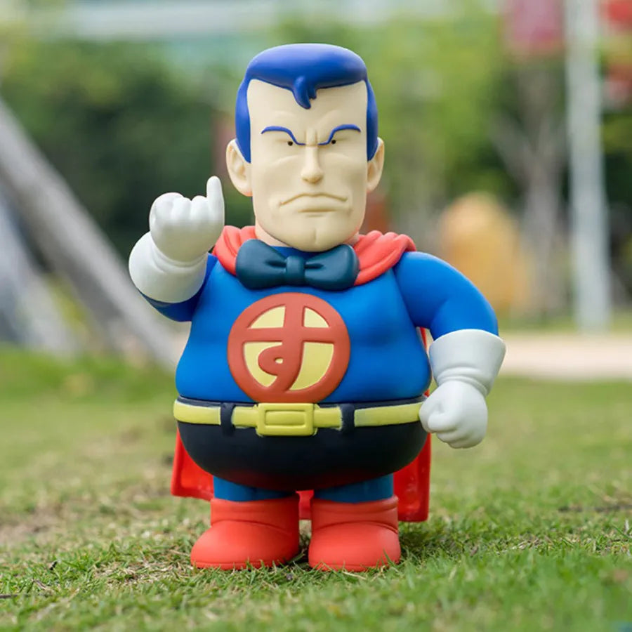 20cm Arale Dr Slump Special Edition Cartoon Stupid Superman Little Child Kawaii Statue Anime Figure Doll Decoration Kid Toy Gift