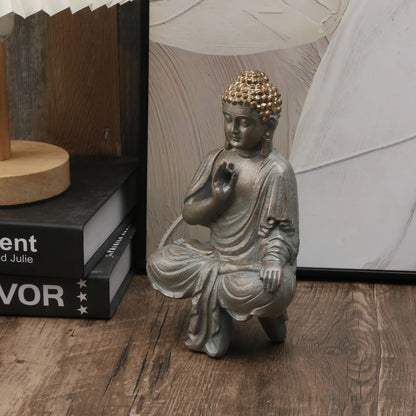 1 pcs Elegant Thai Buddha Statues & Sculptures - Enhance Home Decor with Peaceful Southeast Asian Resin Crafts; Ideal for Gifts