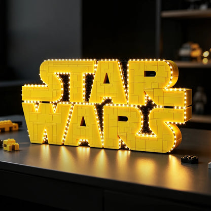 LYBMTWF LED Lighting Kit Compatible with Lego 75407 Star Wars Logo  (NOT Include The Model Bricks)