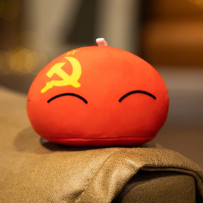 Country Ball Plush Toys 70 Styles 10cm Polandball Pendant Country Balls Countryball Stuffed Doll Xmas Birthday Gifts for Kids