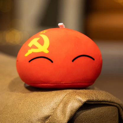 Country Ball Plush Toys 70 Styles 10cm Polandball Pendant Country Balls Countryball Stuffed Doll Xmas Birthday Gifts for Kids