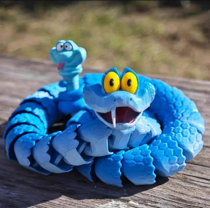 Popular New Product 3D Printing Gary Snake Activity Handicraft Ornament Gift Internet Celebrity Creative Figurine Periphery