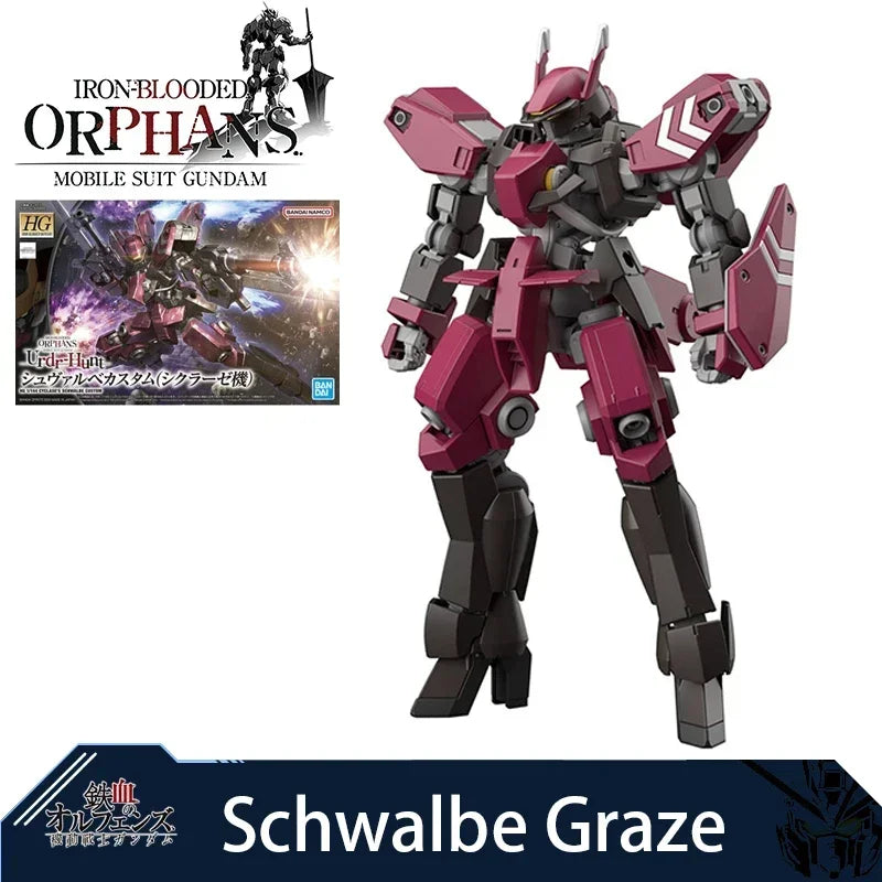 Bandai Gundam HG 1/144 IBO Barbatos Plastic Model Kit Anime Mecha Assembly Action Figure Toy Collectible Display Hobby Series