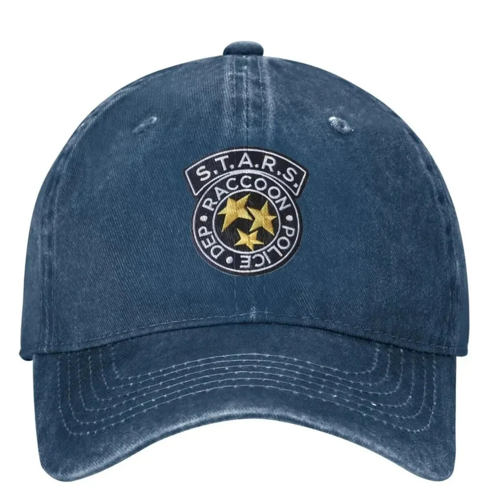 Stars Logo Baseball Cap Residents Evils Game Unisex Teens Design Hip Hop Hats Summer Y2k Retro Hiking Fishing Baseball Caps