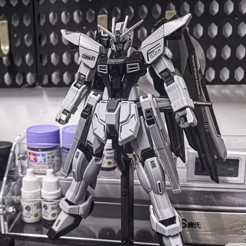 Newdom Unactivated Color Zgmf-X10a Hg 1/144 Mech Assembly Model Kit Desktop Decoration Children'S Toy Gifts Collectible