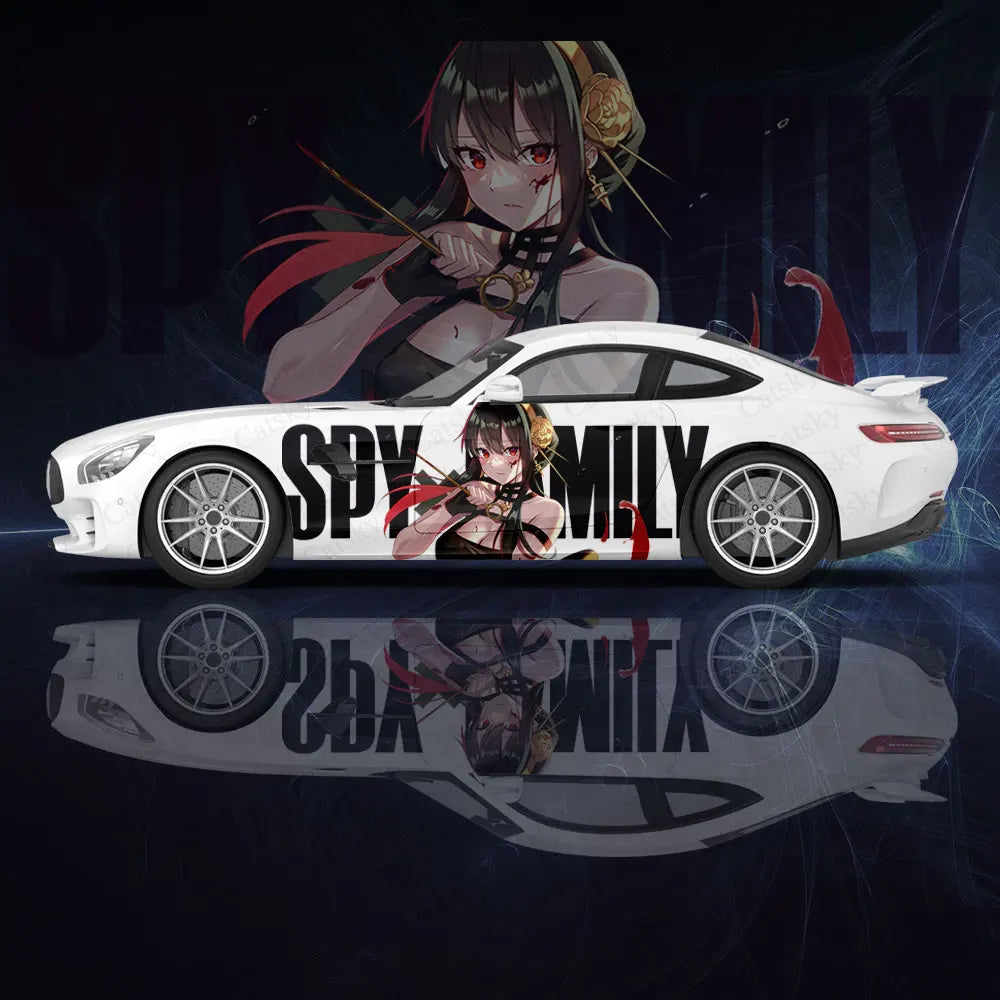 Yor Forger Sexy Anime Girl Car Body Stickers Anime Itasha Vinyl Car Side Decal Sticker Car Sticker Automotive Decor Film