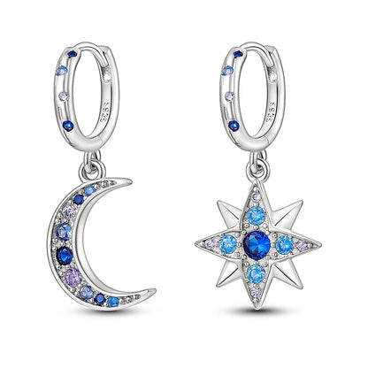 Orstarry 925 Sterling Silver Asymmetric Design Earring Key Lock Earrings Drop Earrings For Women Party Gifts Trendy Jewelry