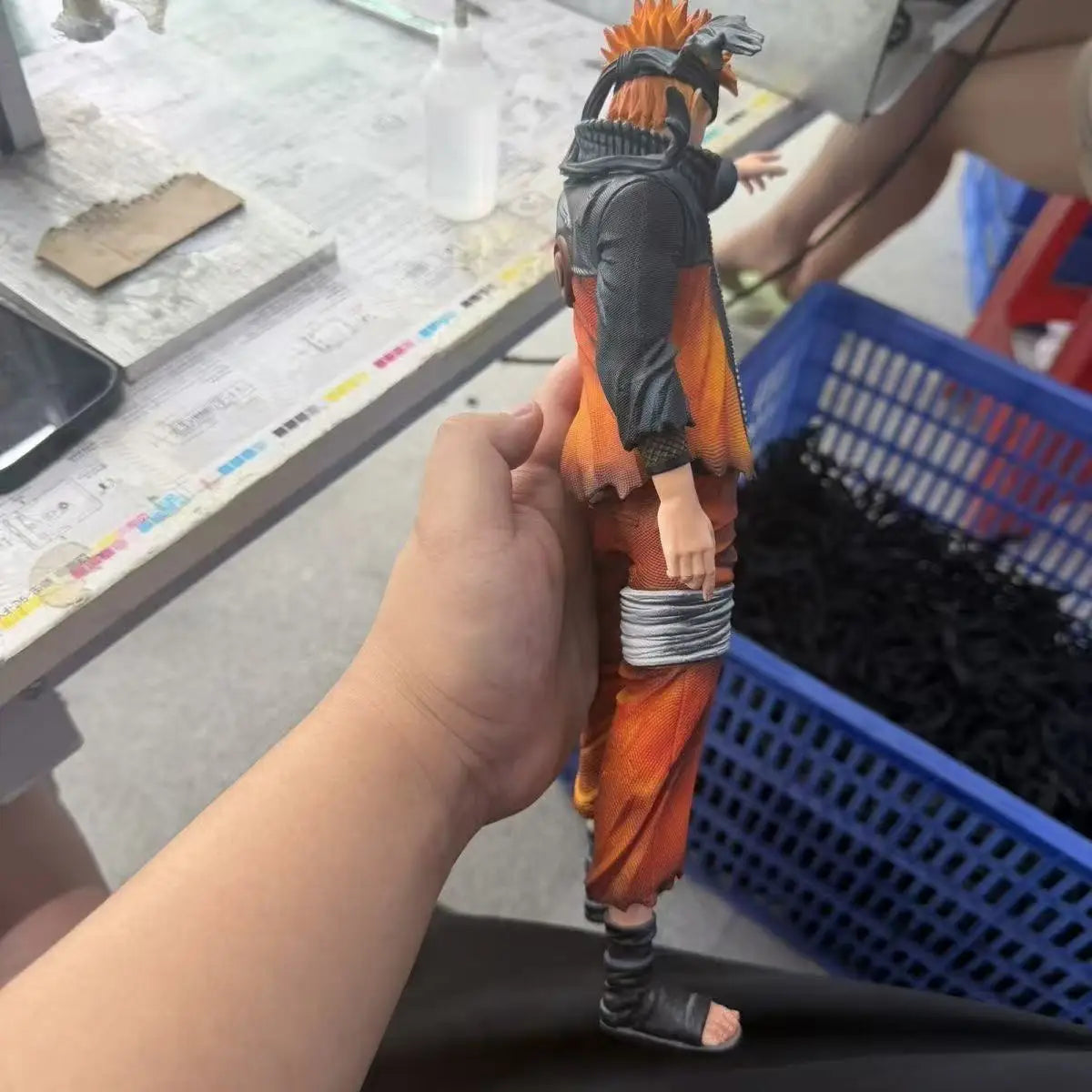 HY Statue Anime Naruto Uzumaki Figure Uzumaki Naruto 30cm/11.81inch Pvc Action Figures Collection Model Toys Gifts