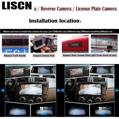 CCD Night Vision For Porsche Cayenne 2011-2022 Rear View Camera License Plat Reverse Backup Camera