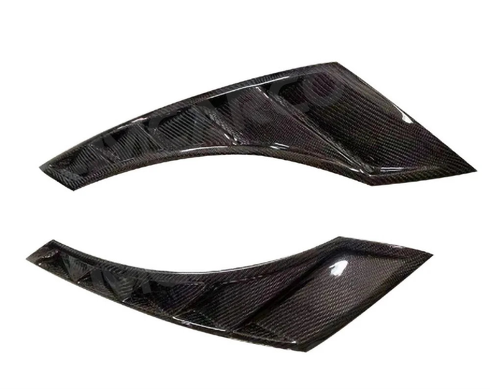 Dry Carbon Fiber For Nissan GTR R35 350Z 370Z Z33 Z34 2008-2017 Front Side Air Vent Trim Spoiler Canards Side Fender Body Kits