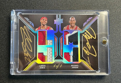 DIY Handmade NBA Basketball Star Trading Cards Kobe Jordan James Hot NBA Stars Cards, Jersey Relic Limited Collectible Card Gift