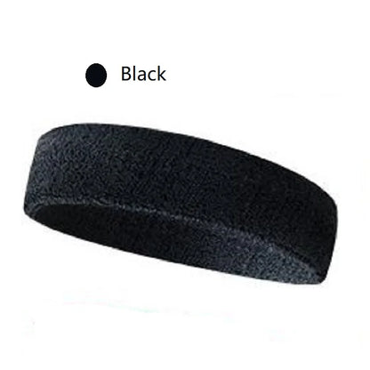 Towel material solid high eleastic thick sweat absorbing running cycling outdoor sports sweatband headband hair band