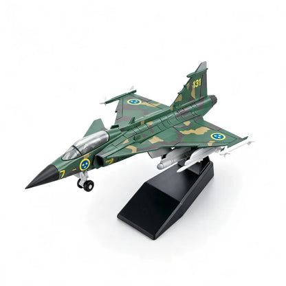 1/72 SAAB JAS-39 Gripen Fighter Jet Model Swedish Air Force Multirole Combat Aircraft Plastic Assembly Kit DIY Military Airplane