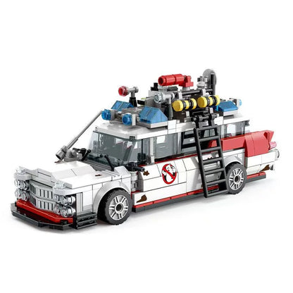 Technical GHOSTBUSTERS ECTO-1 Sets Building Blocks Kit STEM Educational Birthday Gift for Boys Model Assembly Project