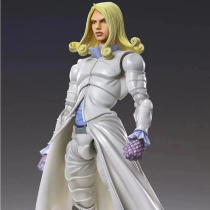 15cm JoJo'S Bizarre Adventure Funny Valentine Super Action Statue Steel Ball Run Articulated Action Figure Anime Model Toy Gifts