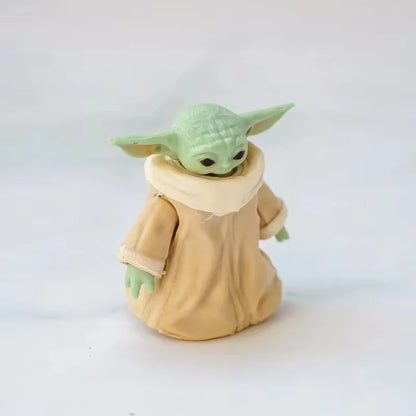 Anime Wars Yoda Baby Anime Movable Action Figure Kawaii Model Desktop Decoration Trendy Toys Festival Surprise Gifts For Fans