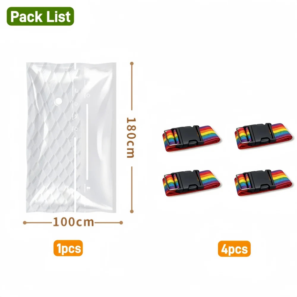 Mattress Vacuum Compression Bag for Latex Memory Foam 80% Space Saving Moving Storage Queen King Reusable Dustproof 2026
