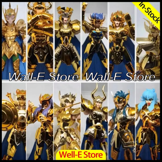 In Stock CS Saint Seiya Myth Cloth EX Capricorn Shura/Leo Aiolia/Aries MU/Libra Dohko/Virgo Gold Knights Zodiac Action Figure