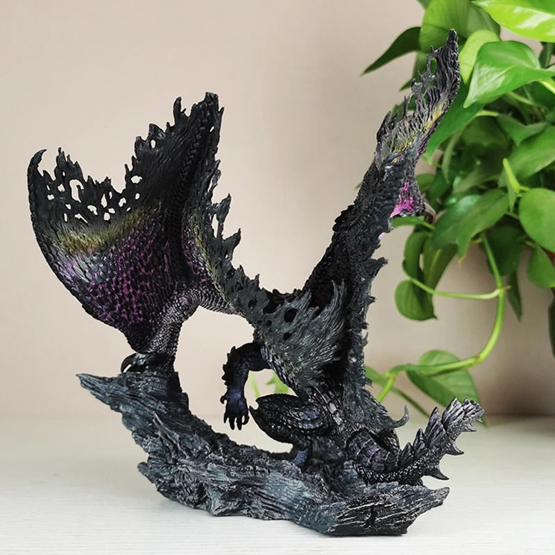 18cm Monster Hunter World Gore Magala Game Figure Model Statue Boys Collection Desktop Decoration Ornament Lights Toys Gifts
