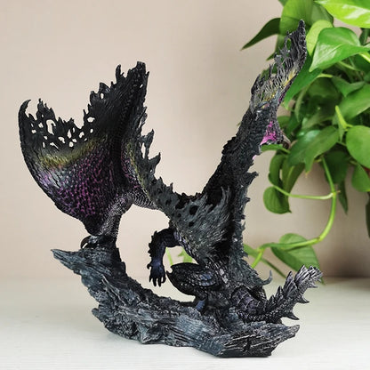 18cm Monster Hunter World Gore Magala Game Figure Model Statue Boys Collection Desktop Decoration Ornament Lights Toys Gifts