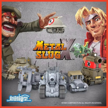 Hot Era Models Metal Slug X Series - Mini Scale Military Set Tank, Aircraft, Truck & Pow Figures Collection In Stock