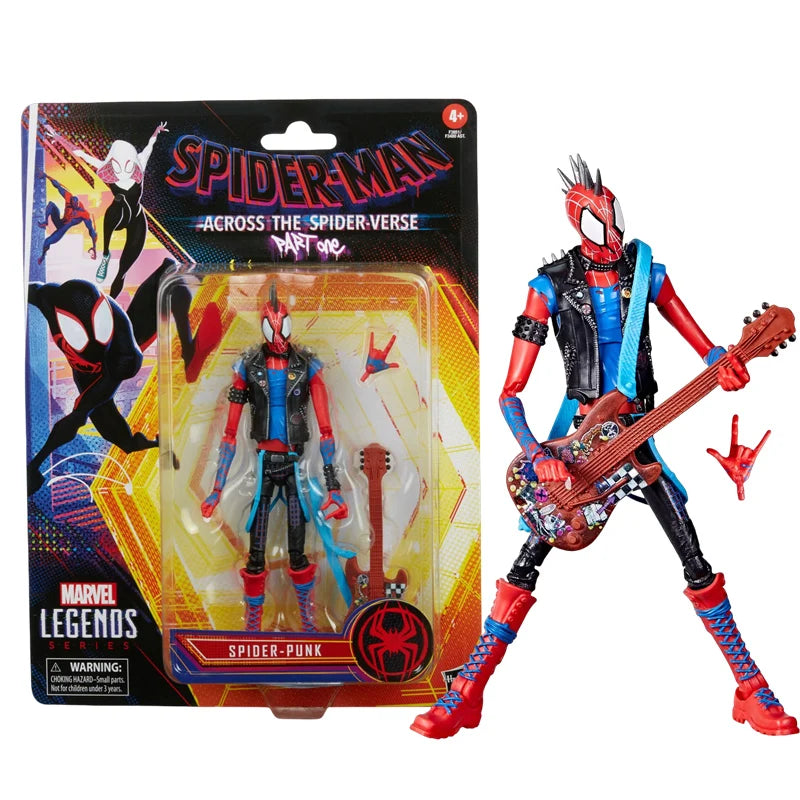 Spider Man Venom Chasm SPIDER PUNK Carnage 2099 Deadpool Gwen Kraven Action Figure 1/12 Toys Model Doll kids for Toy Gift