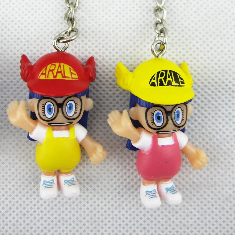 Random 1 Piece Classic Japan Comic Anime Akira Toriyama Dr.Slump Arale Cute Pendant Bag Key Chain Figure Toys Gift