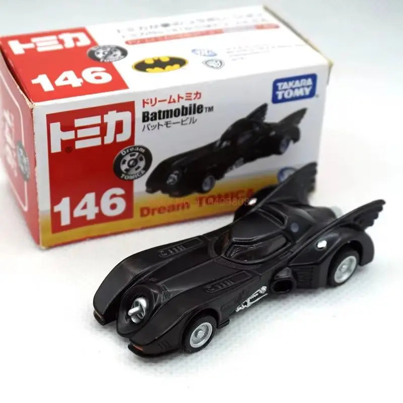 Takara Tomy Tomica Dream Tomica Marvel DC Batman Classic Batmobile 4th Car Model 146 148 Camouflage Collectible Toy Decor Gift