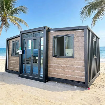 Expandable Container House Complete Prefab Modular Tiny Home Waterproof With Kitchen Bathroom Ready To Live Portable Villa