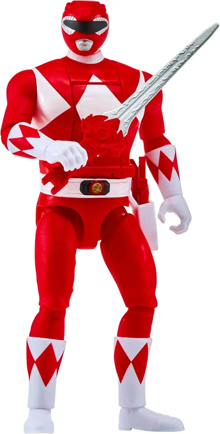 Anime Mighty Morphin Power Rangers Red Ranger Action Figure Green Ranger Model Doll Toy Collect Ornaments Kids Gifts