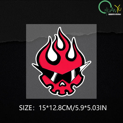 for Gurren Lagann Car Stickers Vinyl Windshield Windows Decoration Camper Scratch-proof JDM SUV Decal