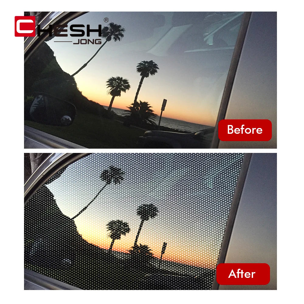 One Way Vision Fly Eye Tint Perforated Mesh Black White Film Car Tint Window Tint Car Wrap Film Sticker Motorcycle Scooter Decal