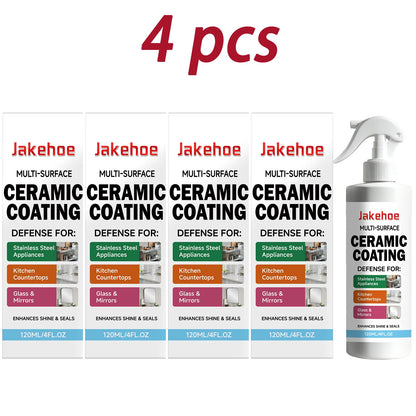 Multi-surface Ceramic Coating Spray Enhance Shine Repel Stains Waterproof & Scratch-Resistant Prote Care Long-Lasting Protection