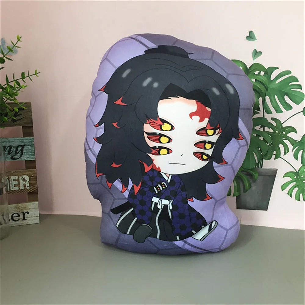 Demon Slayer 10cm Pillow Keychain Boys Girls Creative Charm Bag Pendant Children Toys Cartoon Plush Keychain Memorial Gift