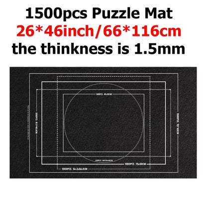 1000~3000pcs Puzzle Storage Mat Roll Up Children Developmental Game Parent-child Interaction Portable Travel-Friendly Bag TMZ