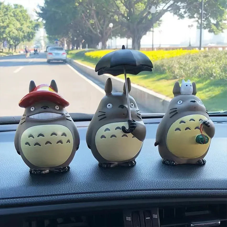 New Hot Anime Cartoon Totoro Peripheral 5pcs/set Trendy Figurine Office Desk Bedroom Bedside Table Decor Students Birthday Gifts