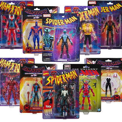 Spider Man Venom Chasm SPIDER PUNK Carnage 2099 Deadpool Gwen Kraven Action Figure 1/12 Toys Model Doll kids for Toy Gift