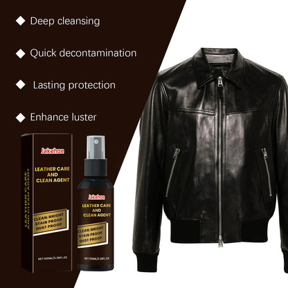 Leather Conditioner Jacket Leather Restorer Auto Seat Refurbishment Sofa Care Cleaning Shoe Polish Liquid Leather Polish Spray