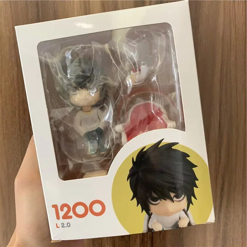 1160/1200 Death Note L Yagami Light Movable PVC Nendoroid Anime Action Figures Collectible Model Desktop Ornament Fans Gifts