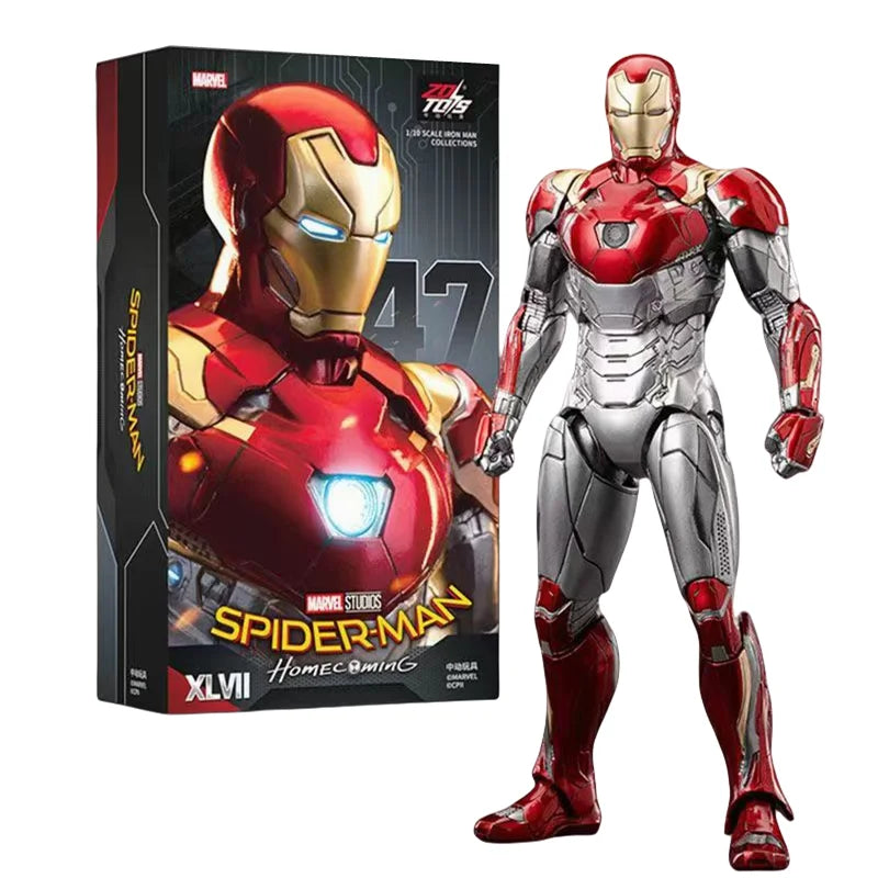 ZD Iron Man Figure Legends Iron Man Mk41 Mk47 Tank MK24 Iron Patriot 2.0 MK35 Red Snapper 1/10 Scale Iron Man Collections Gift