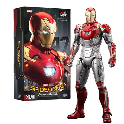 ZD Iron Man Figure Legends Iron Man Mk41 Mk47 Tank MK24 Iron Patriot 2.0 MK35 Red Snapper 1/10 Scale Iron Man Collections Gift