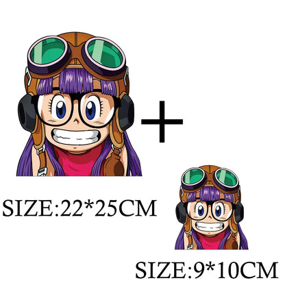 Anime Arale Dr Slump Cartoon Patches for Clothes Heat Transfer Thermal Vynil Stickers DIY T shirt Iron on for Women Appliqued
