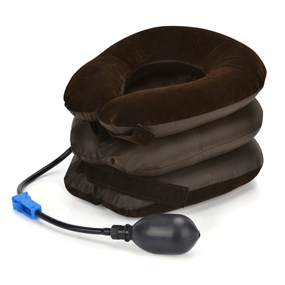 Neck Stretcher Inflatable Air Neck Traction Apparatus Device Soft Neck Cervical Collar Pillow Health Care Cervical Support Pillo
