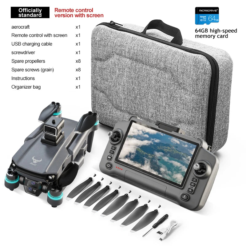 Drone GPS 8K HD Camera Aerial EIS Anti-Shaking 5G WIFI Folding Drones Brushless Obstacle Avoidance Touchscreen RC UAV SG603 Pro