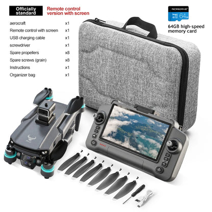 Drone GPS 8K HD Camera Aerial EIS Anti-Shaking 5G WIFI Folding Drones Brushless Obstacle Avoidance Touchscreen RC UAV SG603 Pro