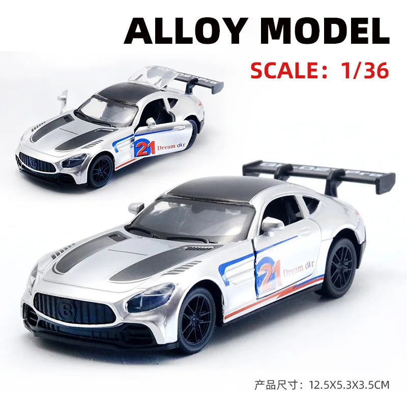 1:36 R34 MX5 RX7 AE86 Diecast Model Car Alloy Simulation Car Model for Display & Collection