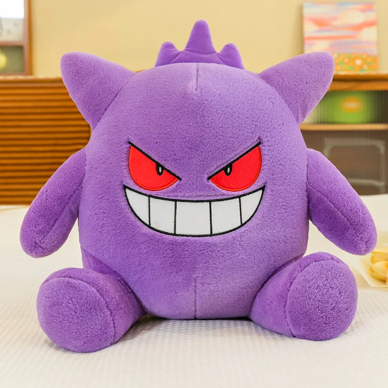 Gengar Plush Toy Pokemon Stuffed Doll Rabbit Fur Soft Plush Figure Holiday Gift Home Decoration Bulk Wholesale For Collection