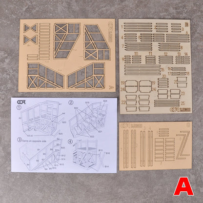 Assembly Architectural Model Miniature Tank Factory Repair Ladder Maintenance Ladder Scaffolding Diorama Scale Model Kit 1/35