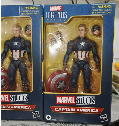 Original Hasbro Marvel Legends Captain America Anime Figure Model Gift Toy Collection